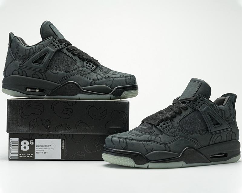 

2021 Release Black x 4 Basketball Shoes suede 4s fashion shoe Mens Womens 930155-001 with box, 02