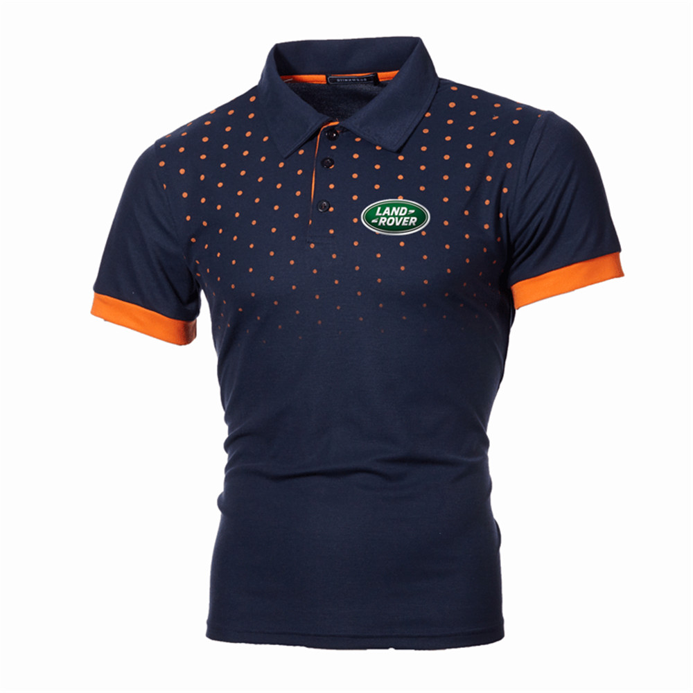 

2021 Summer New Land Rover Car Logo Men' 3D Polo Shirt Men' Fashion Street Lapel Short Sleeve T-shirt European Size  5XL