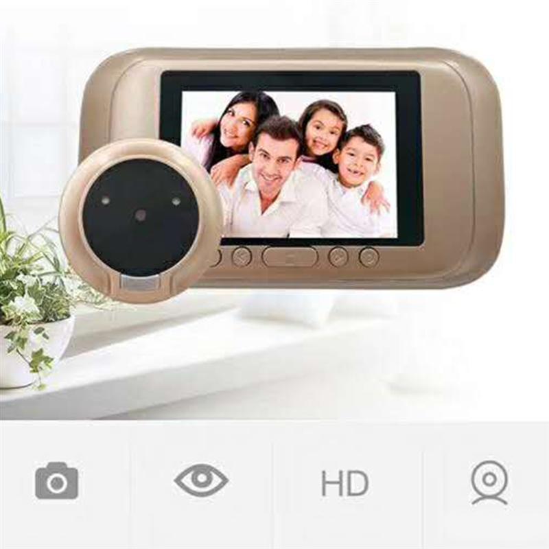 

3.5 Inch Digital Door Viewer Peephole 120 Degree Wide Angle Eye Hole Night Vision Home Security Camera Other Hardware