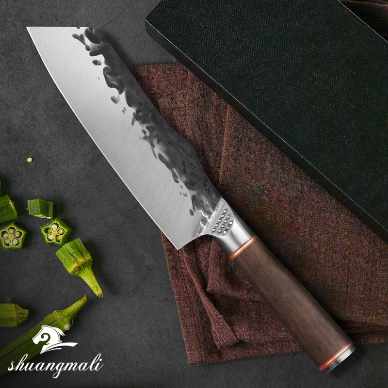 

6 Inch Cutting Meat Butcher Knives Forged Stee 5Cr15Mov Kitchen Ceaver Knives Cooking Vegetabe Sicing Chef Butcher Knife