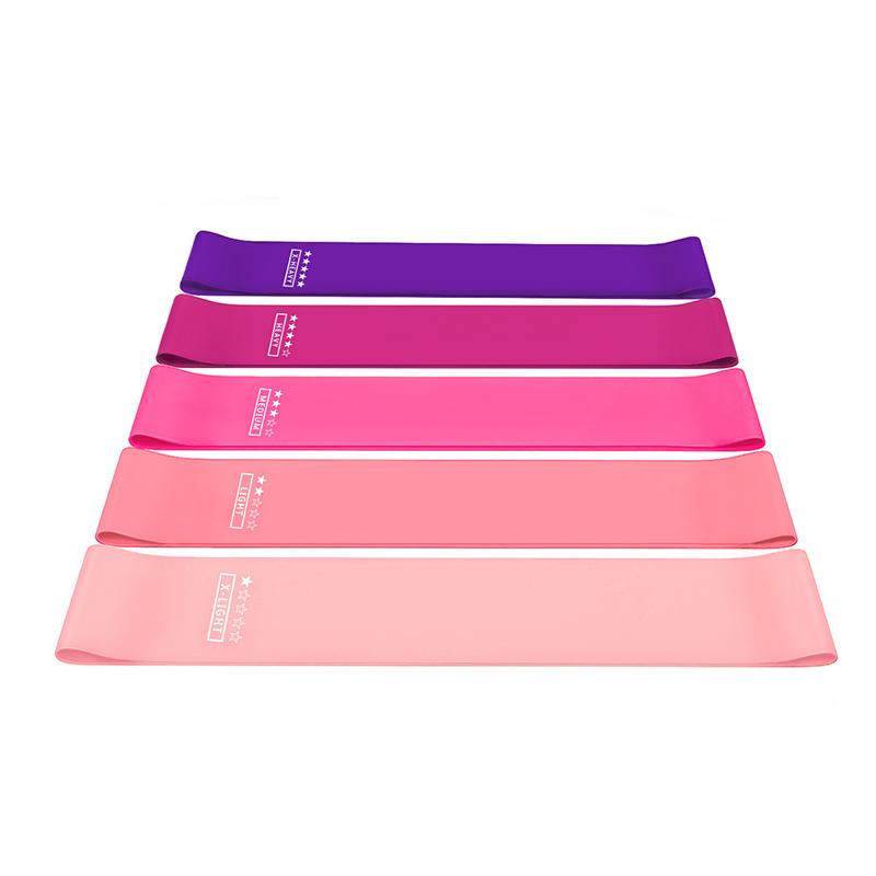 

5pcs Training Fitness Gum Exercise Gym Strength Resistance Bands Pilates Sport Rubber Crossfit Workout Equipment