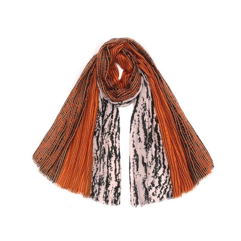 

Scarves Orange Leopard Print Beach Towel For Women Summer Sun Protection Shawl With Scarf Thin Versatile