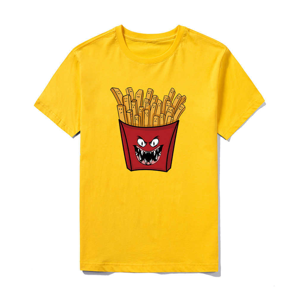 

Summer Cotton T Shirts Men Nightmare fries ONeck Multicolor Solid Tops Clothing Casual Shirt Men Streetwear Cool Shirts 210603, Zd0011-10white