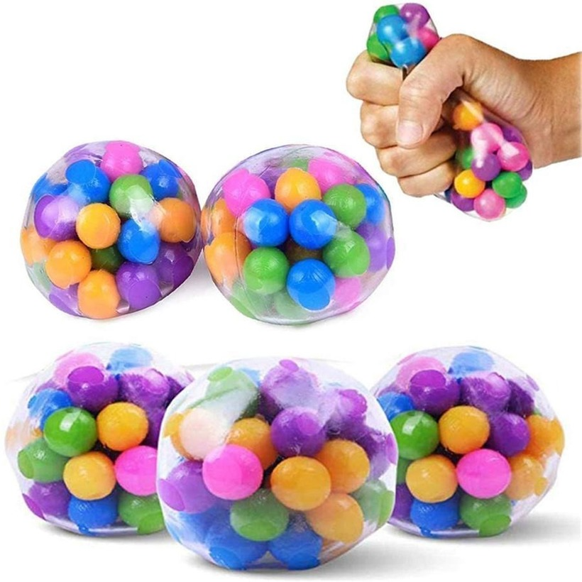 

DNA Stress Balls Colorful Ball Autism Mood Squeeze Relief Healthy Toy Funny Gadget Vent Toy Children Christmas Gift gyq