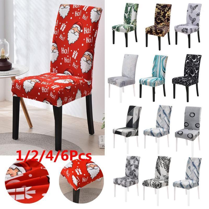

Chair Covers Stretch Floral Print Cover Multifunction Spandex Elastic Cloth Universal Seat Protector Home Dining Room