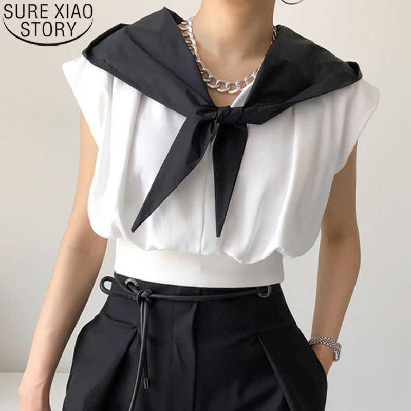 

Summer Solid V-neck Blouse Women Blusas Vintage Fashion Streetwear Blusas Mujer De Moda Verano Chic Shirt Womens Tops 14781 210527, Gray