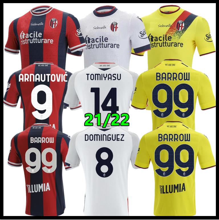 

2021 2022 BOLOGNA FC 1909 soccer jerseys 21/22 BFC maglia da calcio Sansone SANTANDER Orsolini DOMINGUEZ PALACIO Tomiyasu Barrow Soriano SVANBERG football shirts, White