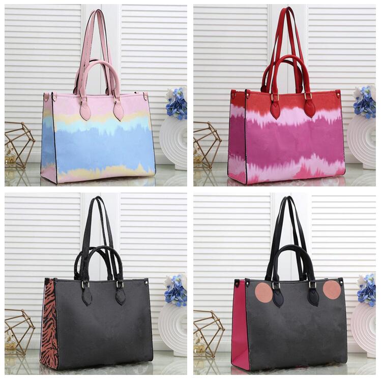 

Top Quality New Women dyeing process Large handbags Totes Purses Flower PU Leather Shoulder bags Crossbody bag Lady Summ er Bags banquet 125