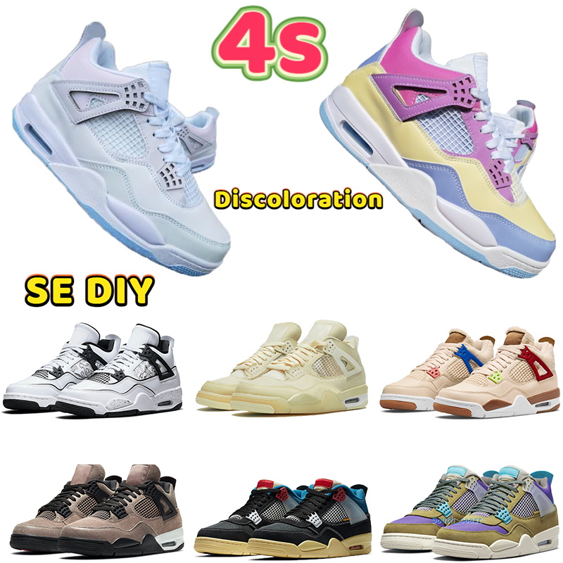 

UV reactive white x military blue 4 4s mens basketball shoes men women sneakers noir guava ice se diy shimmer chaussures, Bubble wrap packaging