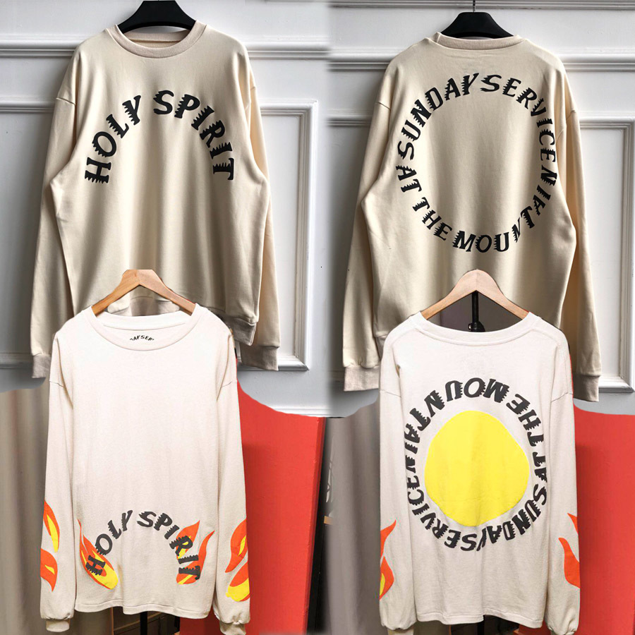 

Women's T-Shirt Kanye west shirt long spirit holy fire from men's women high-quality casual tshirts trust god
