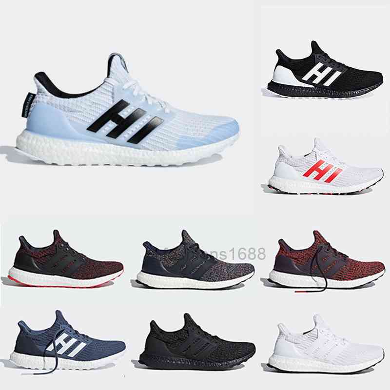 

est CNY Red Stripes Orca Ultra 4.0 Running shoes Triple Black white Burgundy Primeknit House Stark sports trainer men women sneakers, Candy cane