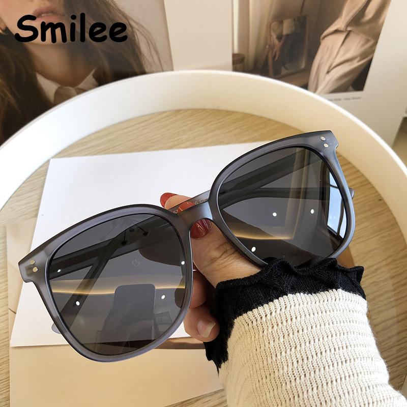 

High-Grade Grey Square Sunglasses Women Vintage Brand Designer Polarized Sun Glasses For Female TR90 Anti Glare, White;black