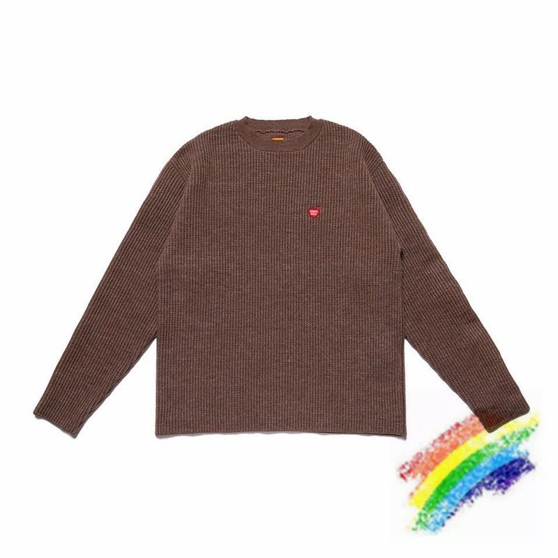 

Men's Sweaters 2022FW HUMAN MADE Sweater Men Women 1:1 Quality Knit Round Neck Sweatshirts, White;black