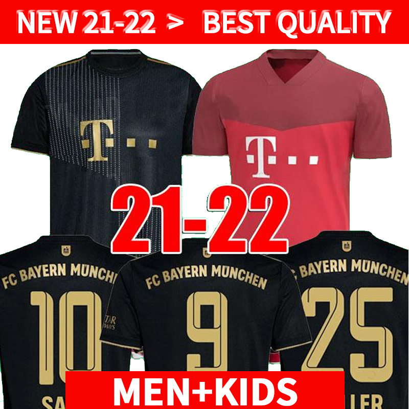 

21 22 Bayern Munich COUTINHO player version soccer jersey LEWANDOWSKI MULLER HERNANDEZ 2021 2022 football shirts Men + Kids kit Anniversary MUNCHE, 2122 away ucl