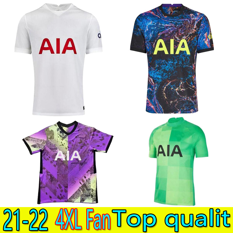 

21 22 DELE SON TOTTENHAM home away BALE KANE soccer jersey HOJBJERG BERGWIJN LO CELSO SPURS 2021 2022 LUCAS football shirts Green goalkeeper