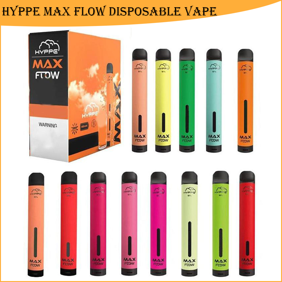 

Hyppe Max Flow E-Cigarettes 2000 Puffs Disposable Vape Pen 900mAh Battery 6.0ml Pods Vapes Device