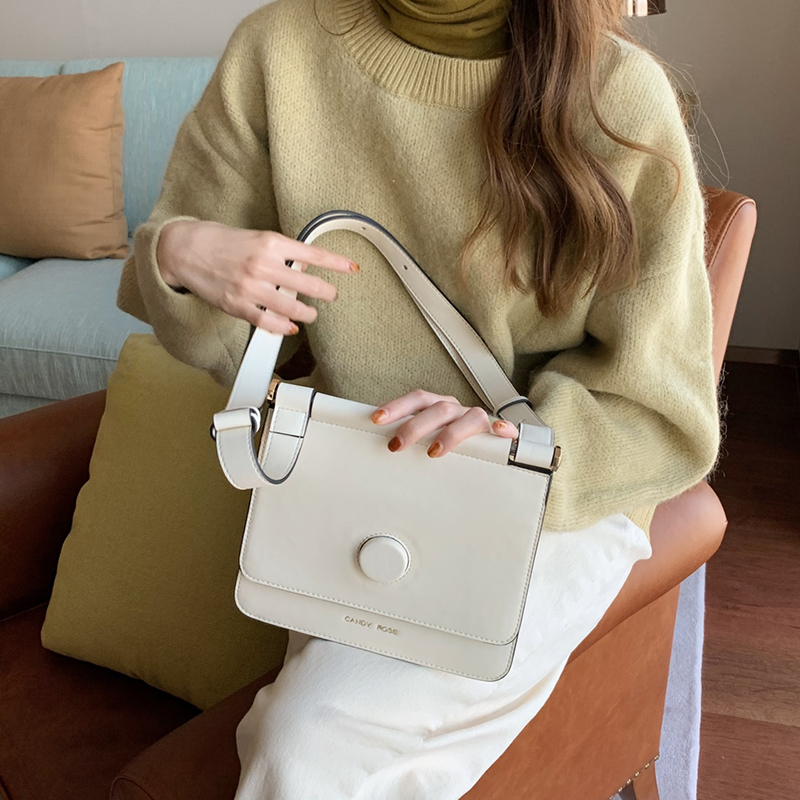 

hbp triangle han fasten single shoulder bag minimalist design light luxury handbag senior feeling small wind the chun xia clamshell inclined