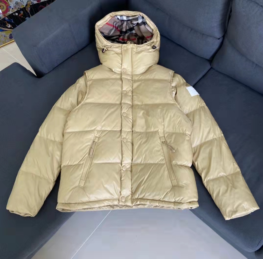 

2021 fall and winter mens women hooded down jacket US SIZE jackets ~ tops downs caot for Unisex couple zdlbu61027., Black