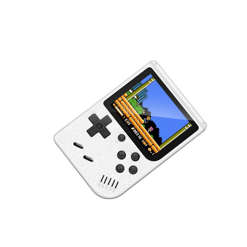 Portable Game Players Mini Handheld Video Console 8-Bit Color LCD Kids Player Built-in 400 Games Gift For-image-729505163