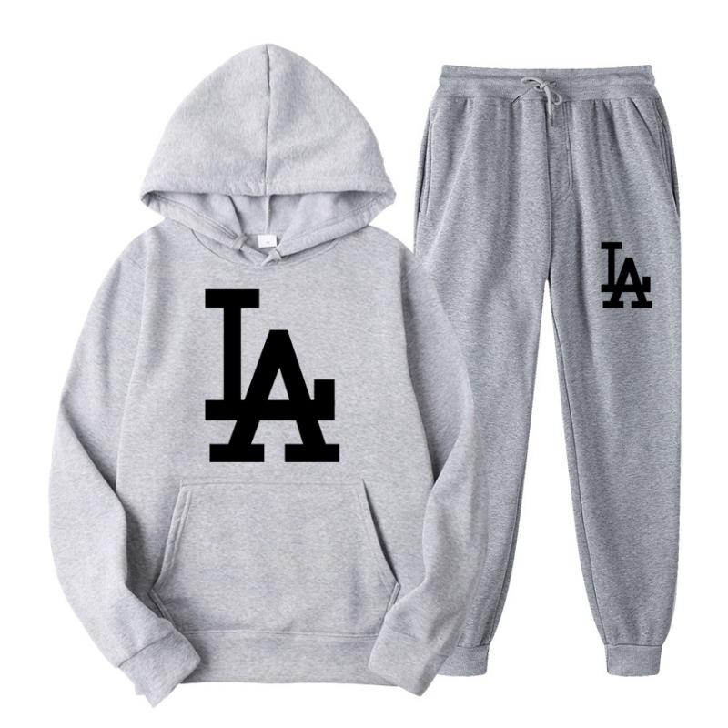 Men's Tracksuits Winter Hoodie Sets Men Fashion Fleece Red Hoodies Black Brand Pants Casual Jogger Suit Tracksuit Sweatshirt Woman PulloverM