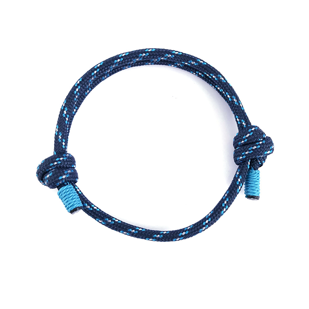 

Simple Classic Design Colorful 550 Paracord Link Bracelet for Men Women Gift