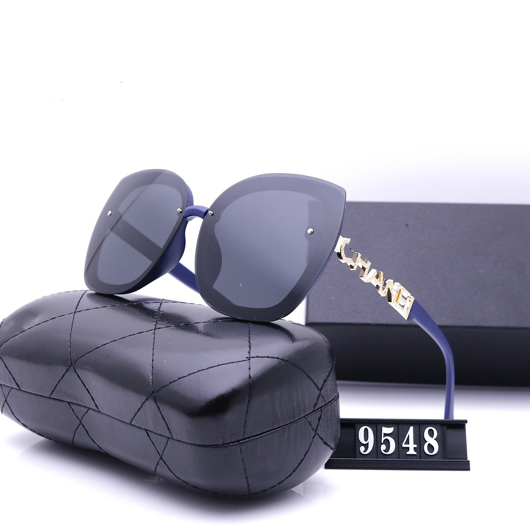 

new Fashion high quality Designer Sunglasses High Quality Brand Polarized lens Sun glasses Eyewear For Women eyeglasses metal frame 548 cha