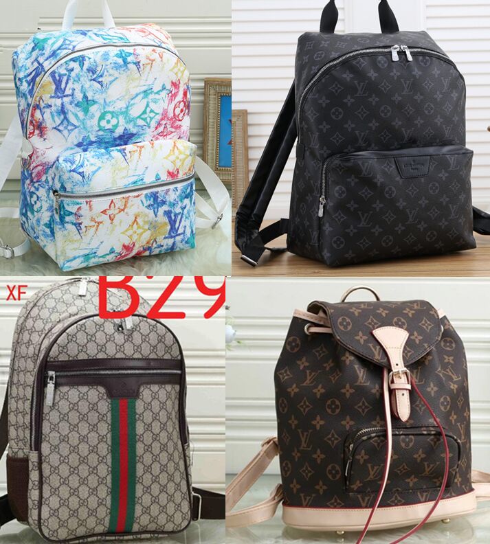 

Fashion Luxury Backpack Designer Rucksack Double Shoulder Straps Backpacks Men Women School Bag Leather Bags Lady Purses Duffle Luggage by fenhongbag
