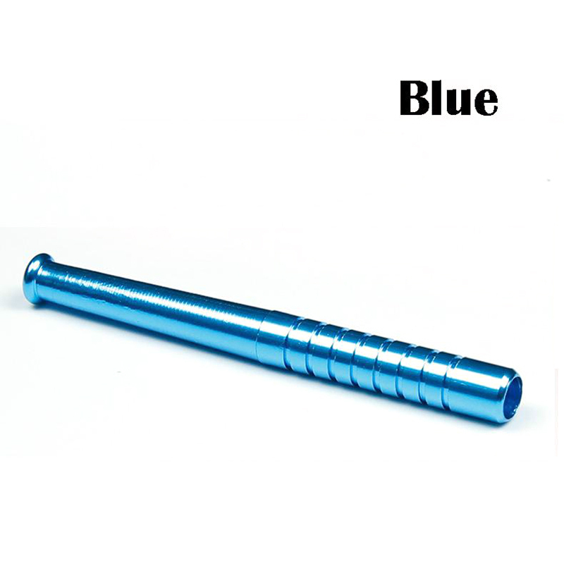 

Metal One Hitter Bat Pipe Dugout Smoking Pipes 58MM 78MM Herb Tobacco Cigarette Sniffer Snuff Snorter Nasal Tube Straw Straight Type 388 S2 A9TG