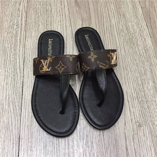 

21ss fashion Designer Flat Slides Flip Flops LOUIS slippers Men VITTON Thong Sandals women gg channel Shoes, White;black