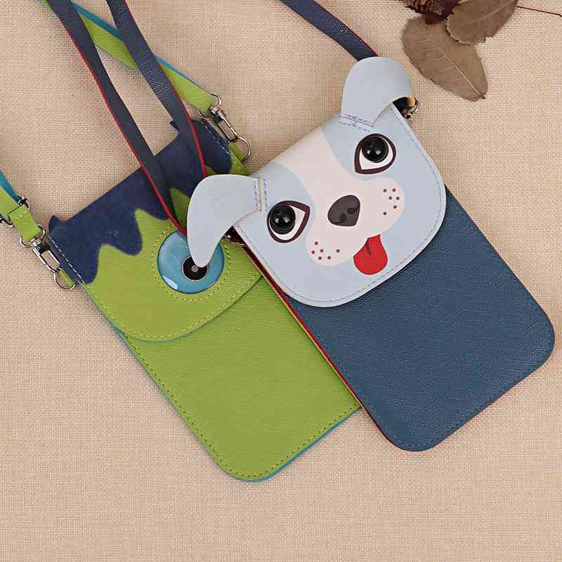 

Cartoon bag multifunctional multi card position Pu wallet cute children's change Wallet, Dog
