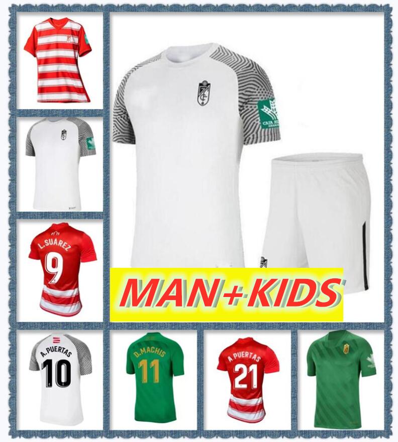

2021 2022 Granada soccer jerseys 21 22 home away third SOLDADO Herrera Antonio Puertas Vadillo Maillots camiseta Camisa de futebol jersey football shirts