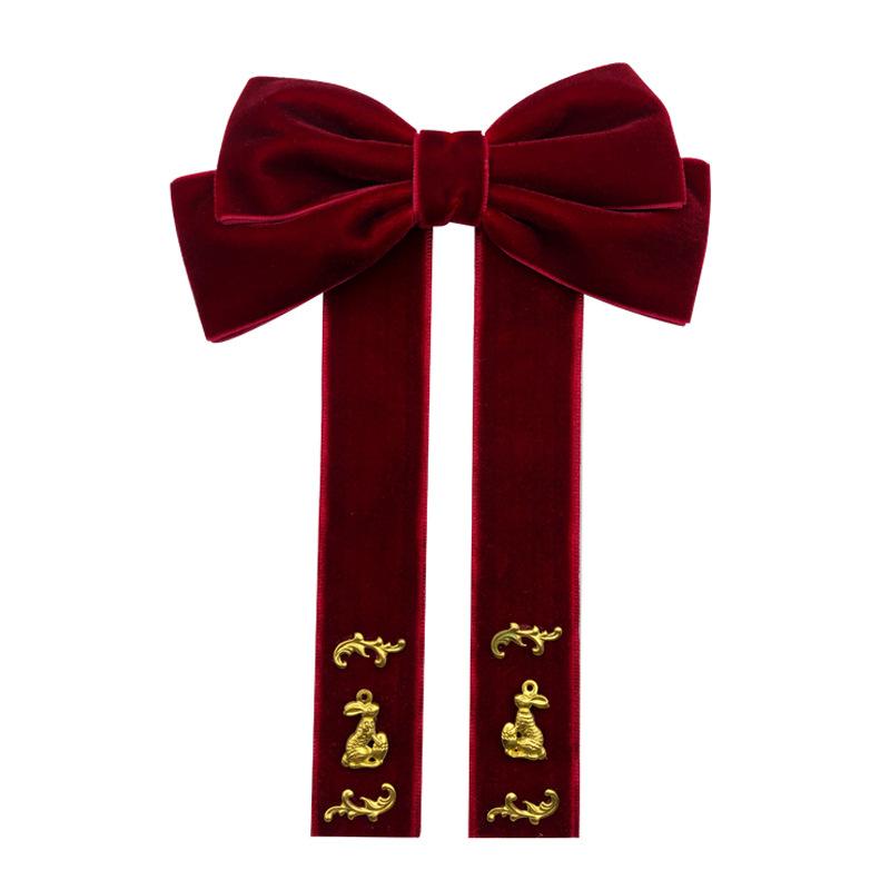 

Bow Ties Baroque Retro College Style Brooch Pin Tie Female Lori Clothing AccessoriesBow TiesBow
