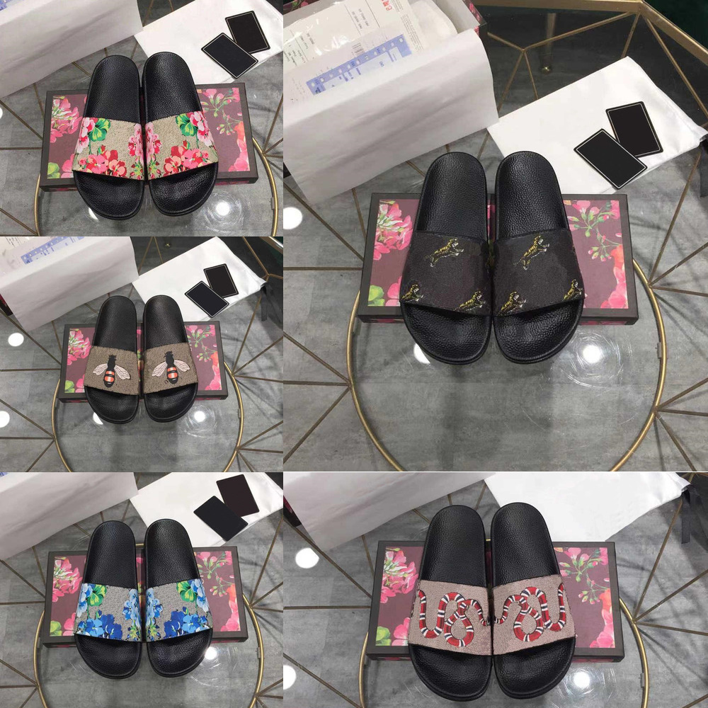

2022 Slippers Top Quality Men Women Slipper Font Shoes Outdoor Slide Fashion Sandals Flat Flip Flop Size 36-48, 31