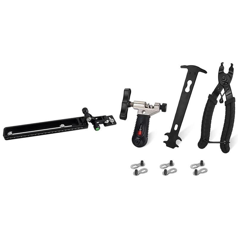 

1pcs 250mm Telepo Lens Holder Outdoor Camera Slider Extended Allegro & 1 Set Bike Chain Repair Tool Kit Hunting Cameras