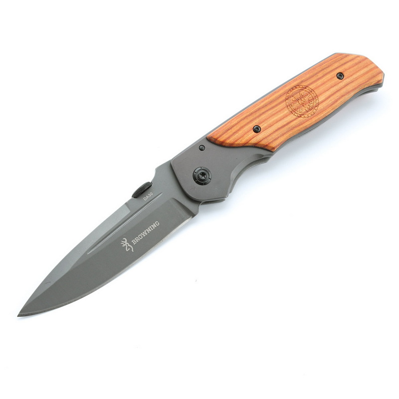 

Camping Hunting Knives Wooden handle outdoors camp campings huntings Folding type Claw knife Outdoor cutter wholesale