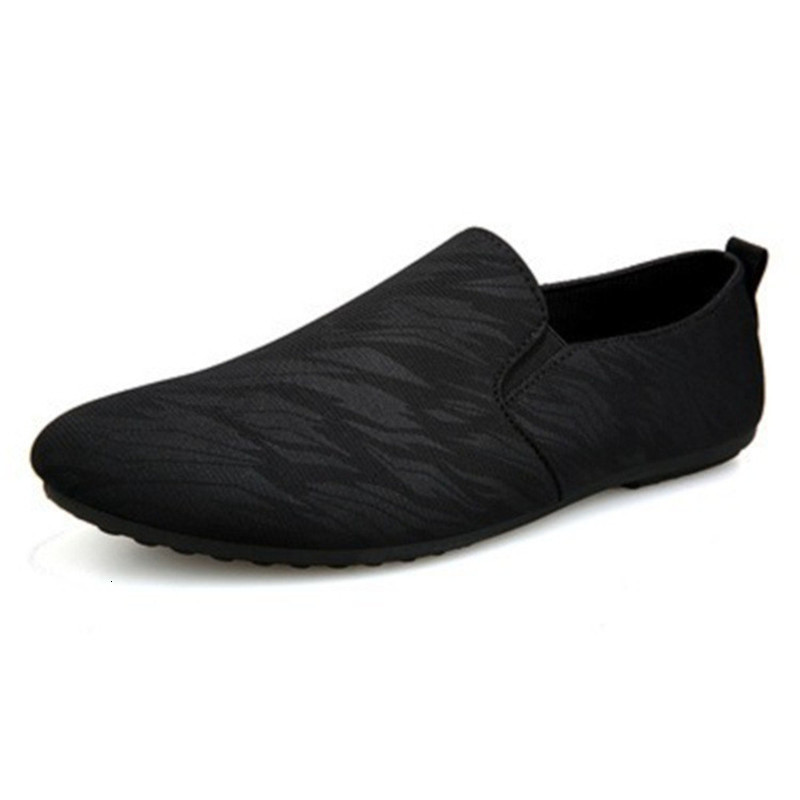 

Dress Shoes Brand Men Loafers Casual Spring Summer Canvas Light Breathable Fashion Flat Footwear Size 39-44 3HMR, Gr