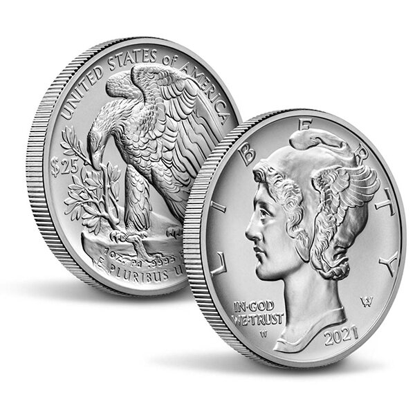 

American Eagle 2021 One Ounce Palladium Reverse Proof Coin Arts