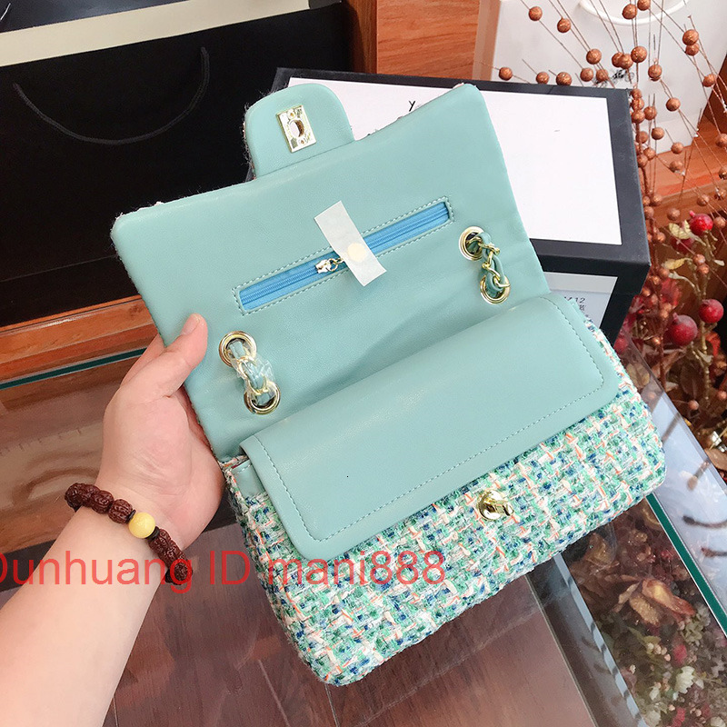 

Autumn Classic Luxury Famous Designer Handbags Double Falp Tweed Bags Multi Pochette Quilted Matelasse Chains Crossbody Shoulder Totes ay, Red