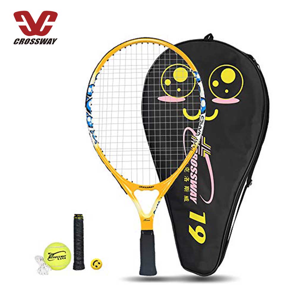 

Tennis Racket for Junior Racquet Recreational Good Control Pre-Strung Head Light Balance Children 19-21-23-25 Inch School Beginner Training