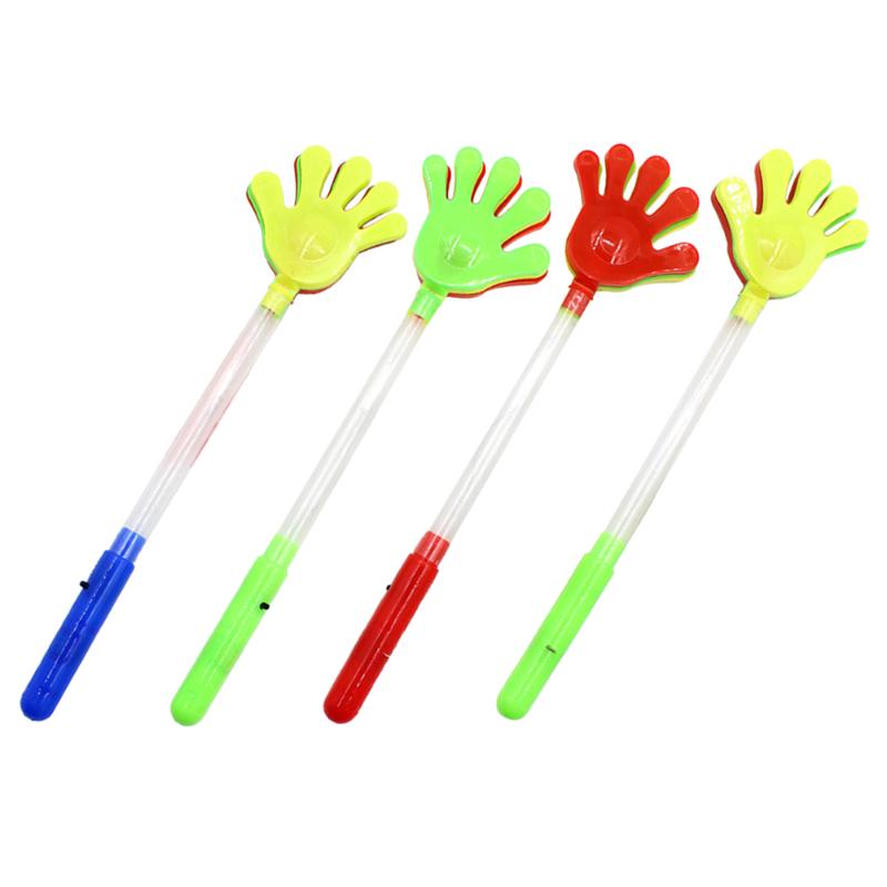 

Party Decoration 4Pcs Cheering Props Hand Clap Toys For Kids (Random Color)