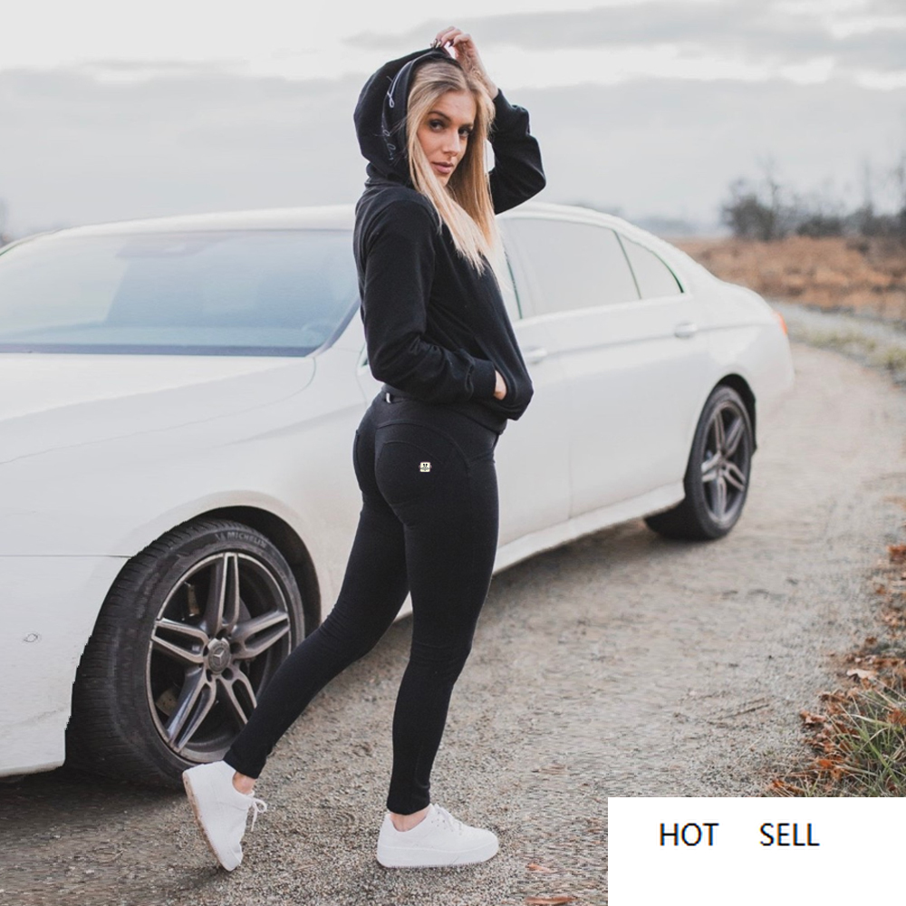 

gym leggings black skinny comfortable yoga pants girls sports butt lifting women tights fitness, Regular waist