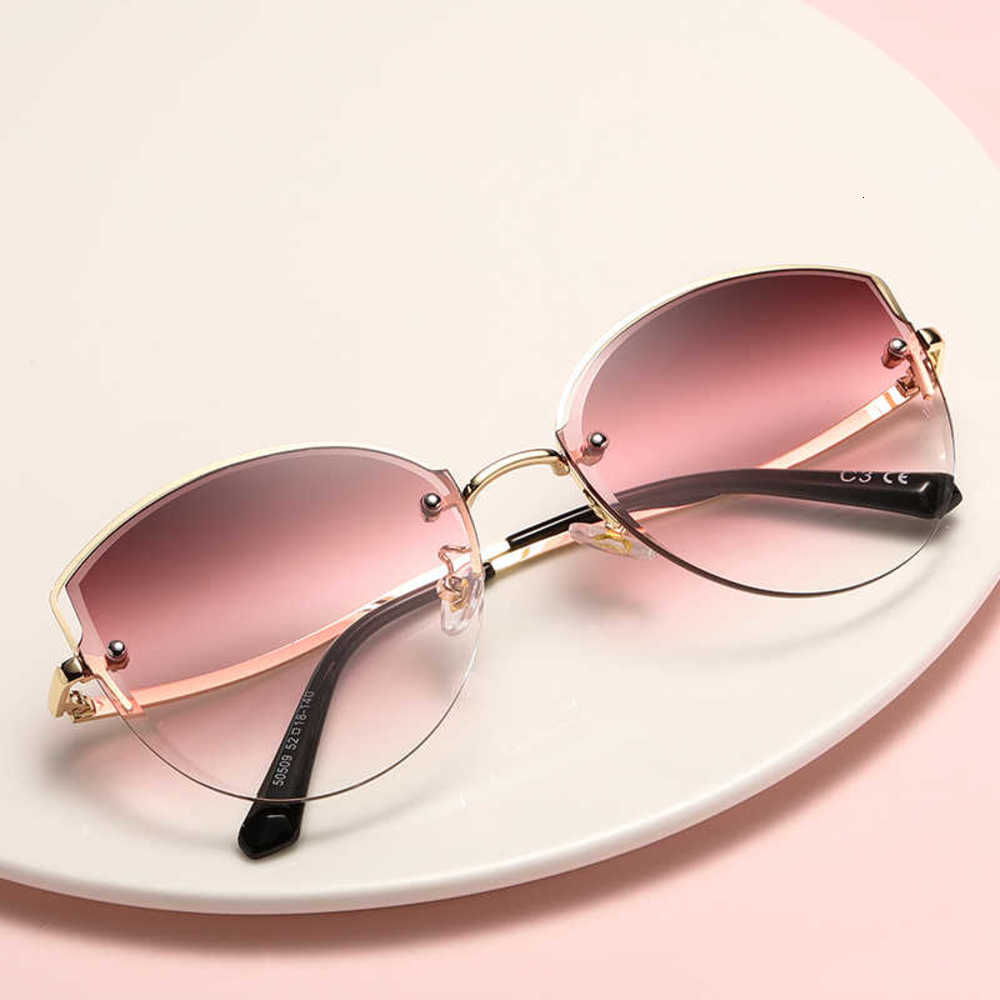 

New arrived metal Channel Rimls Sunglass 2021 Shopping Selfie Driving Sunglass Women Newt 505098C2K