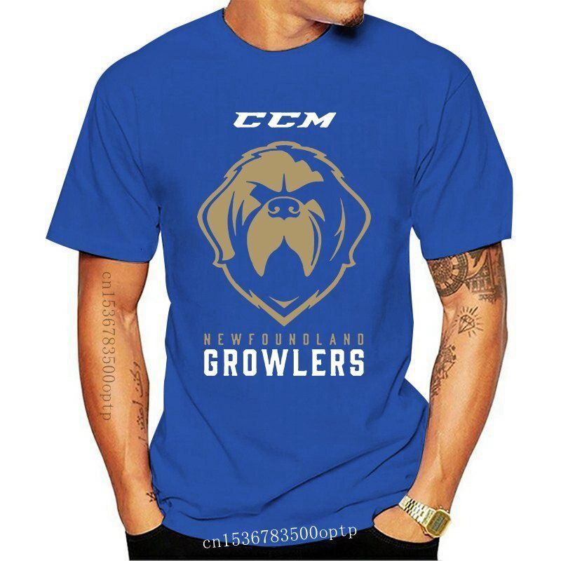 

Fashion Shirt 100% Cotton Newfoundland Growlers Ice Hockey 2021 Men s t Shirt