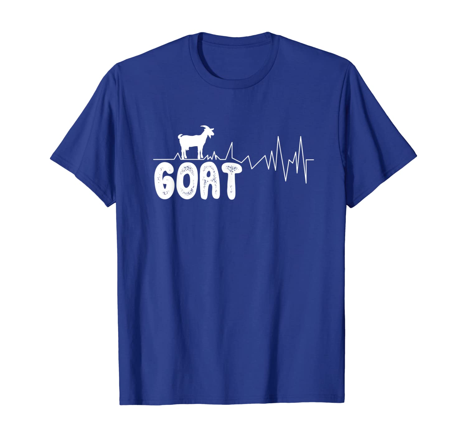 

Goat Heartbeat Funny Goat Lover Farmer Gift T-Shirt, White;black