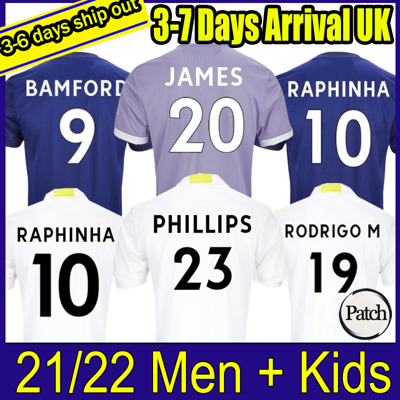 

21 22 lEeDs third soccer jerseys Fans player version 2021 2022 FIRPO JAMES HARRISON HERNANDEZ COSTA BAMFORD PHILLIPS RAPHINHA Men kids kits football shirt uNiTeD, 21-22 home