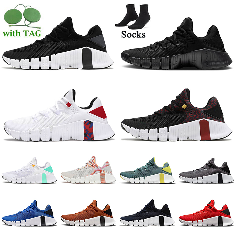 

2021 New Arrival Free Metcon 4 Mens Running Shoes Veterans Day Triple Black College Navy Iron Grey White Green Glow University Gold Off Huarache Women Sneakers Sports, D11 iron grey 40-45