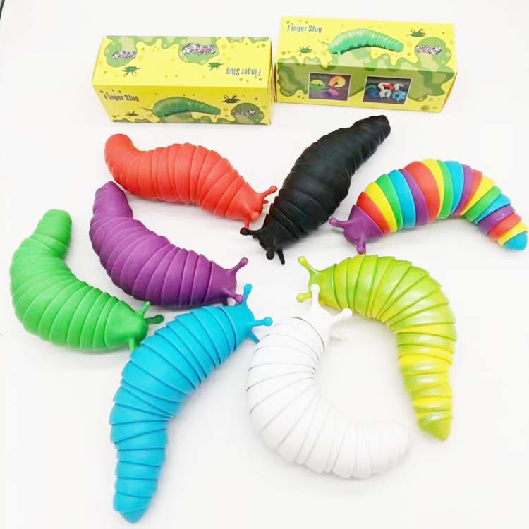 

Other Festive & Party Supplies Christmas Fidget Toys Push Fidget Slug Caterpillar Twistworm Decompression Toy Puzzle Vent Snail Decompressions Childrens