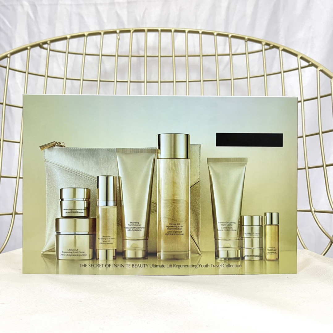 

9 piece Tlimited Edition Cosmetics Set Face Cream Lotion Facial Cleanser Essence Moisturizing Makeup for women, Sky blue