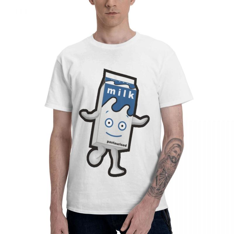 

Men's T-Shirts Blur Milky T Shirt Pure Cotton Crewneck Men Short Sleeve Plus Size Unisex Tee Clothes EU, Khaki