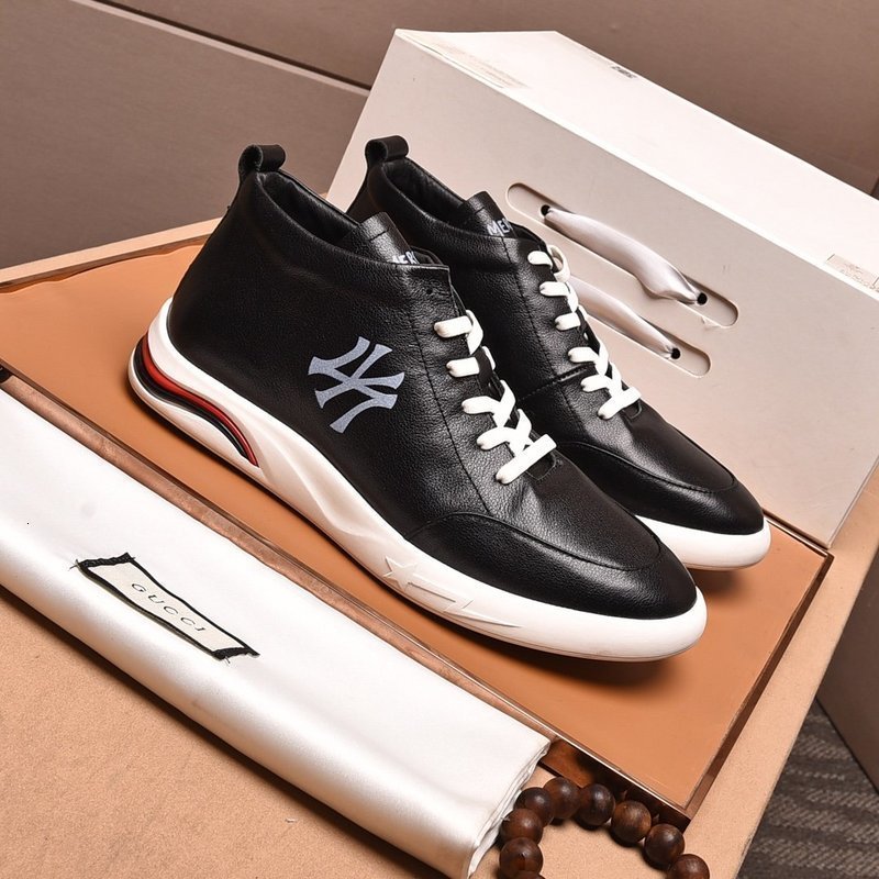 

qq6e men sneakers loafers boots moccasins buckles lace-ups dress shoes, Black